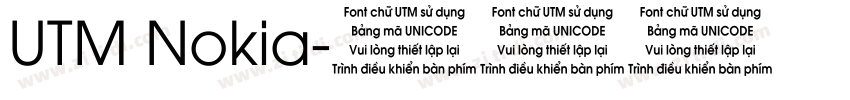 UTM Nokia字体转换